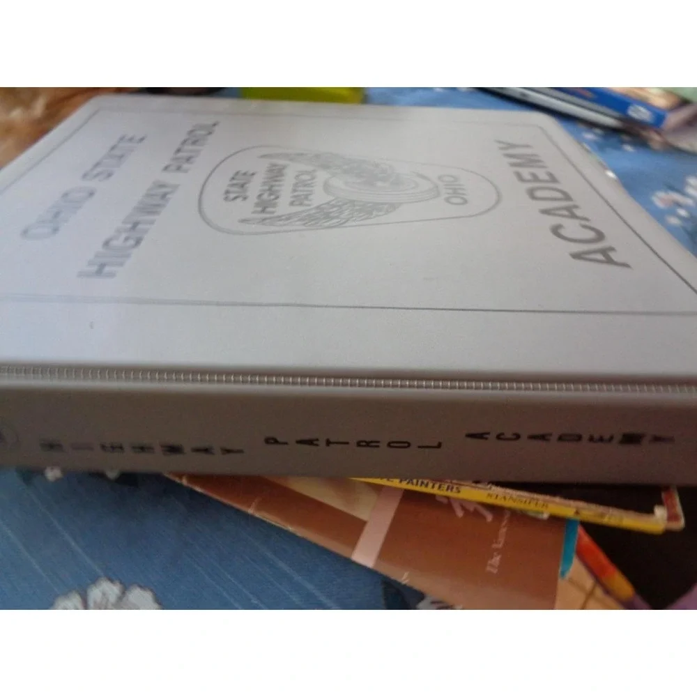 Ohio State Highway Patrol Academy EMPTY Binder Gray 3 Ring